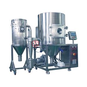 Centrifugal fluid spray drier